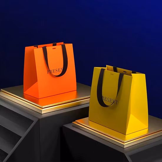 Custom High Quality Cosmetic Paper Printing Shopping Gift Bag